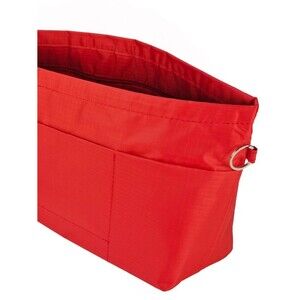 Womens Size M Handbag Tote Purse Organizer Insert Bag Liner Shaper RED